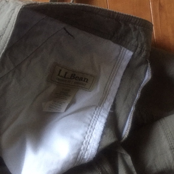 LL Bean Green Cargo Skirt 4 - Picture 4 of 5